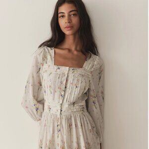 DÔEN Minta Dress in Painted Bouquet (size L)